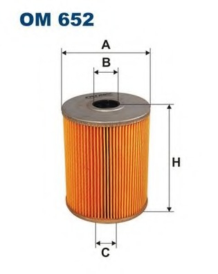 Фильтр масляный (вставка) FILTRON OM652