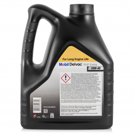 Mobil Delvac XHP Extra 10W-40 (4 л.)