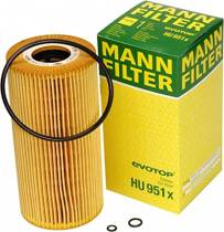 Фильтр масляный (вставка) Mann HU951X
